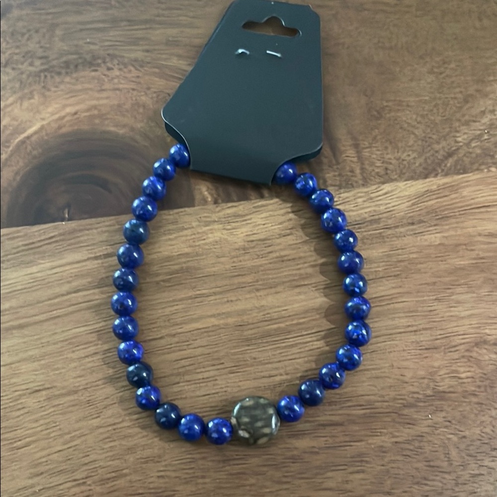 Natural Lapis Lazuli and Jasper stone beads